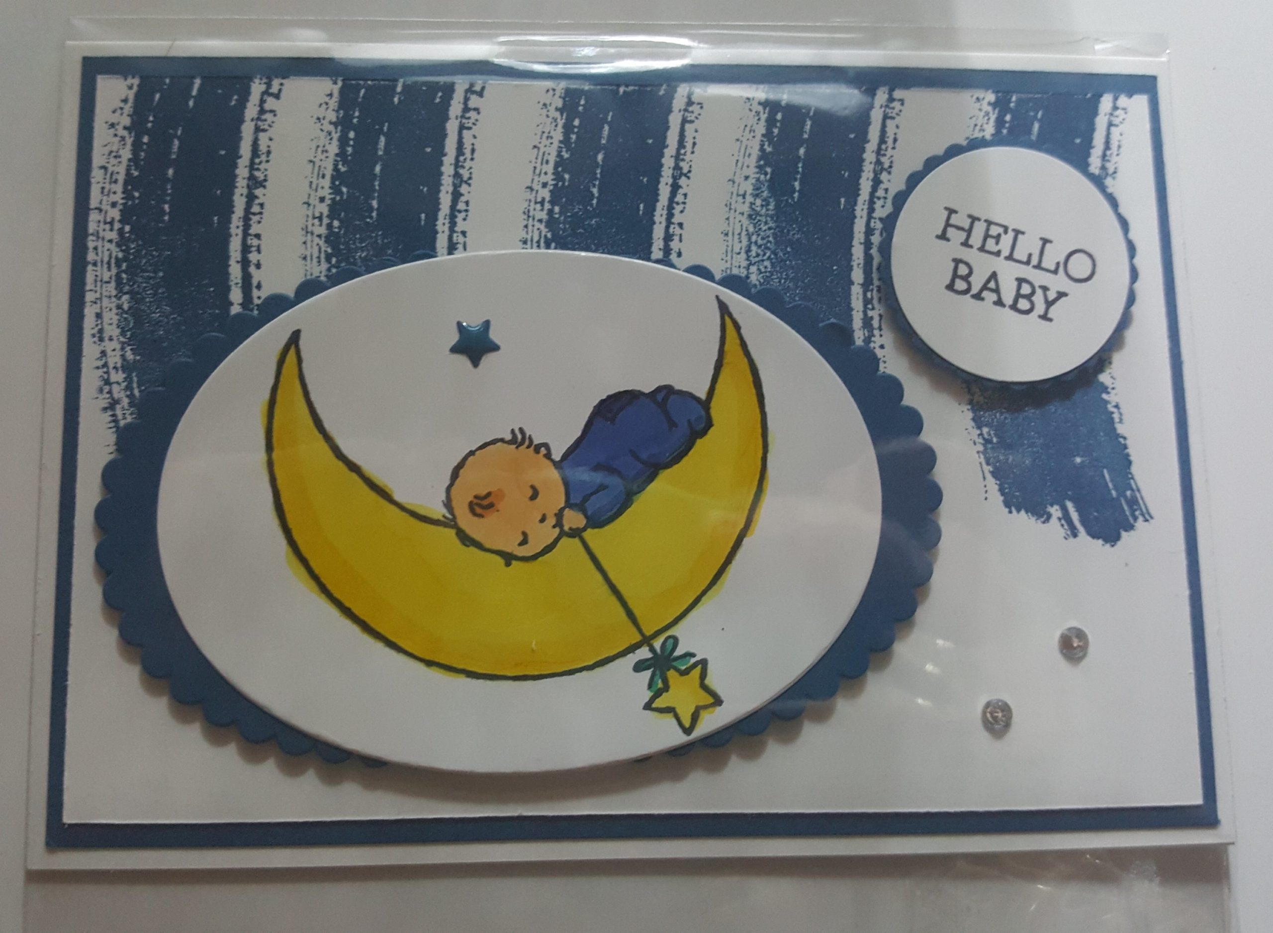 Stempelset: Moon Baby